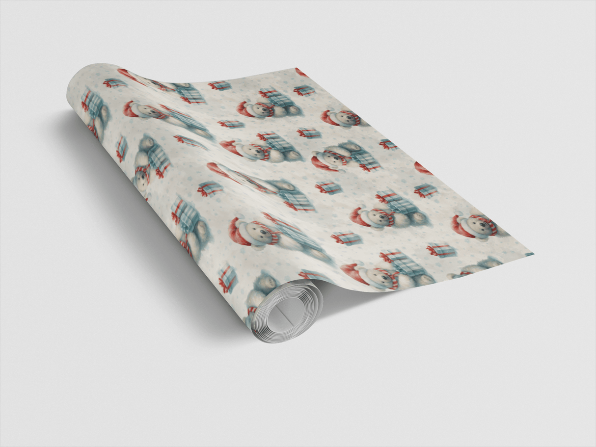 Polar Bear Cheer - London Penny Gift Wrap