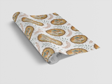Friendly Mushrooms Wrapping Paper | Michelle Gilsey | Artist Corner