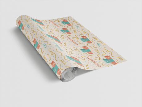 Gold Medal Moment - London Penny Gift Wrap