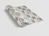 Wedding Samoyeds Wrapping Paper - London Penny Gift Wrap