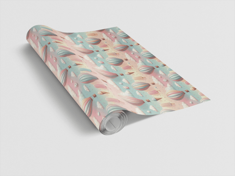 Sweet Treat Hot Air Balloons Wrapping Paper - London Penny Gift Wrap