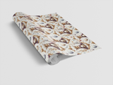Fawns Golden Party Wrapping Paper