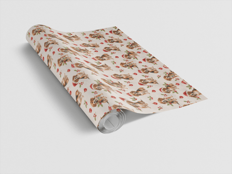 Beagle Holiday Cheer - London Penny Gift Wrap