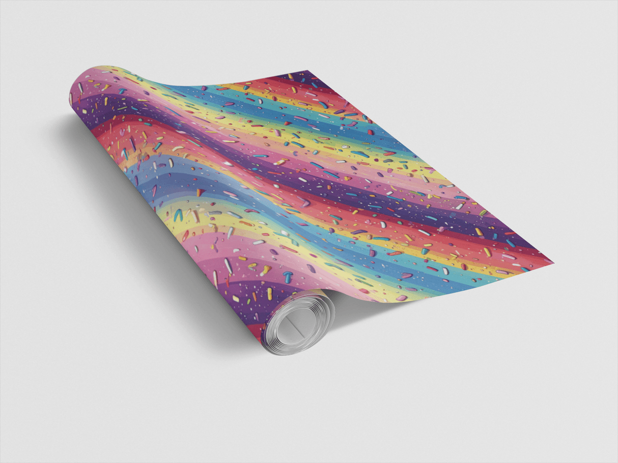 Party Sprinkle Rain Wrapping Paper - London Penny Gift Wrap