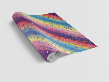 Party Sprinkle Rain Wrapping Paper