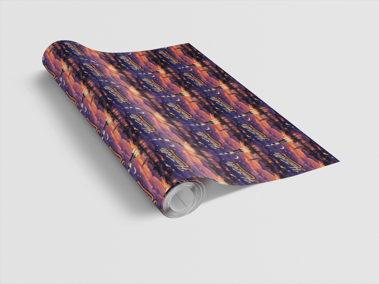 Huntsville Rocket City Nights - London Penny Gift Wrap
