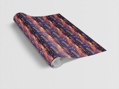 Huntsville Rocket City Nights - London Penny Gift Wrap