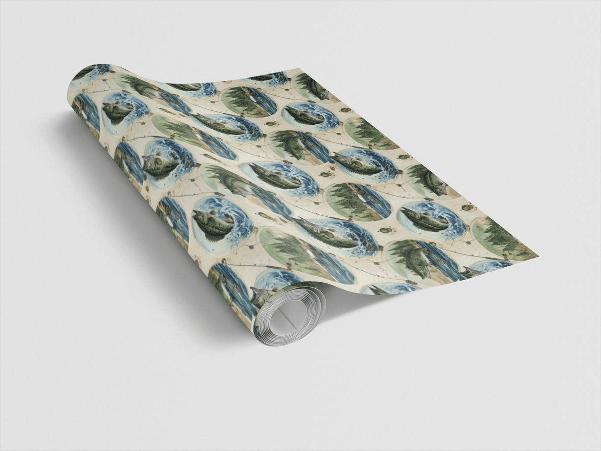 Freshwater Action Registry Wrapping Paper - London Penny Gift Wrap