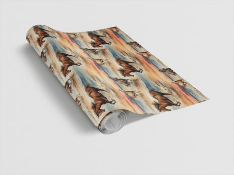 Hooves in Motion - London Penny Gift Wrap