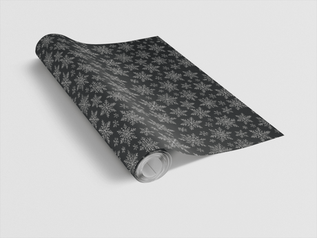 Silver Snowflake Elegance - London Penny Gift Wrap