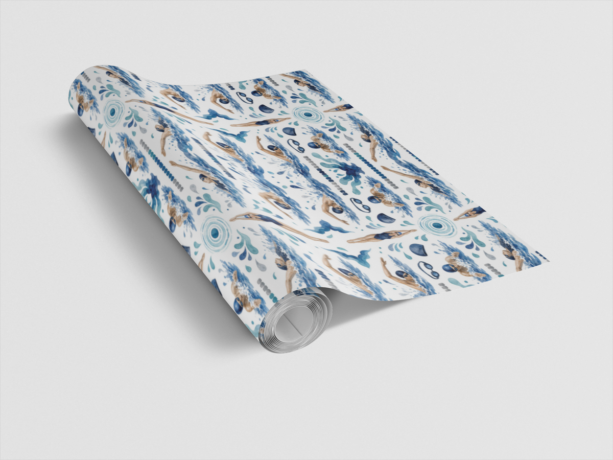 Aquatic Motion Wrapping Paper