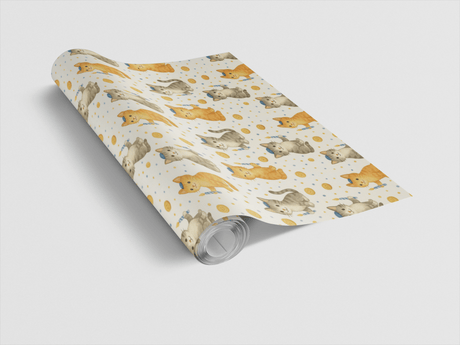 Hanukkah Critters - London Penny Gift Wrap