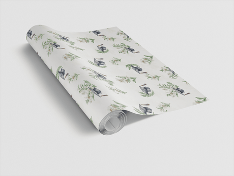 Caps & Blooms - London Penny Gift Wrap