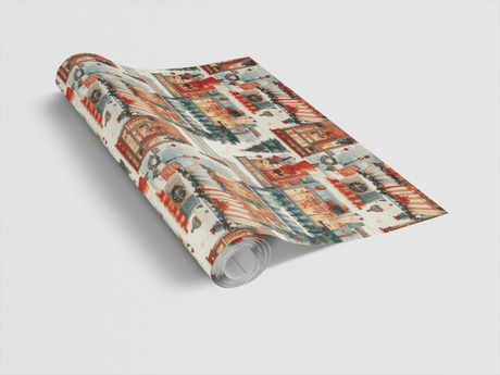 LIMITED TIME | Christmas Shopping Jubilee Wrapping Paper - London Penny Gift Wrap