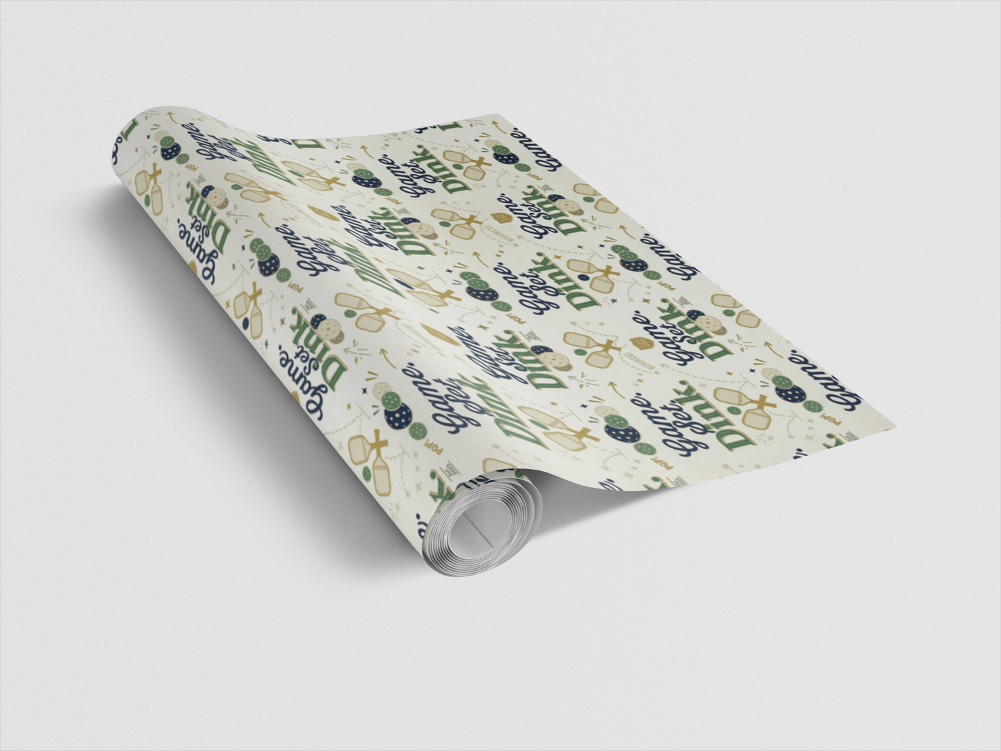 Game. Set. Dink. Wrapping Paper