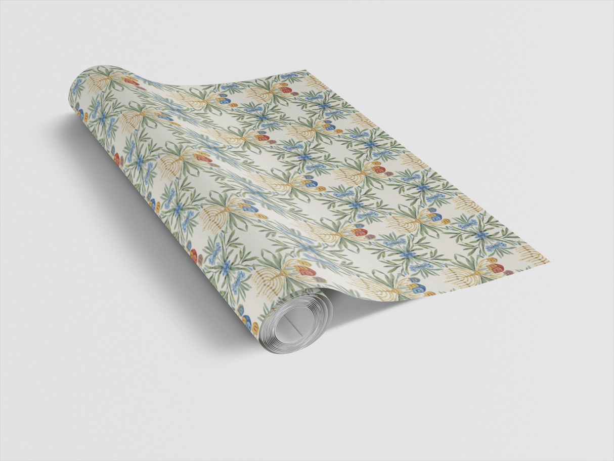 Hanukkah Florals - London Penny Gift Wrap