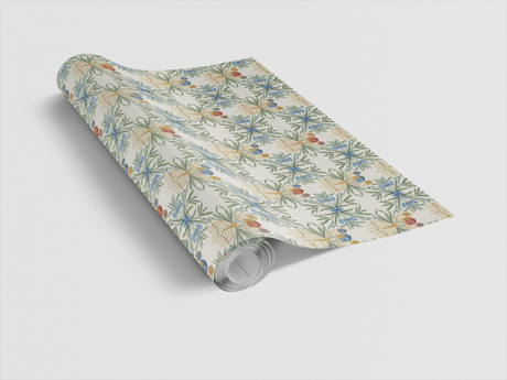 Hanukkah Florals - London Penny Gift Wrap