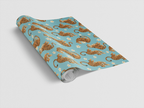 Tiger Triumph - London Penny Gift Wrap