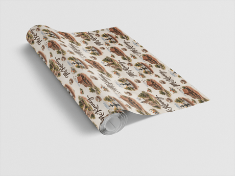 McKinney Texas Square - London Penny Gift Wrap