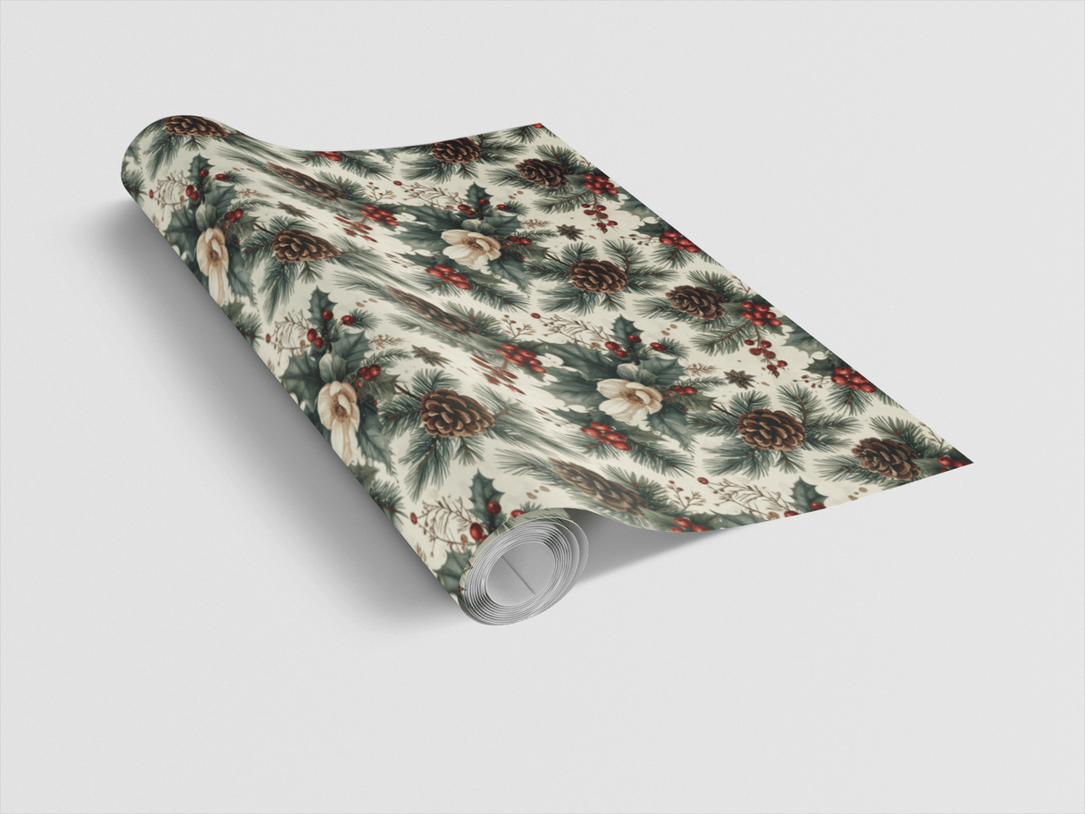 LIMITED TIME | Heritage Winter Botanicals Wrapping Paper - London Penny Gift Wrap