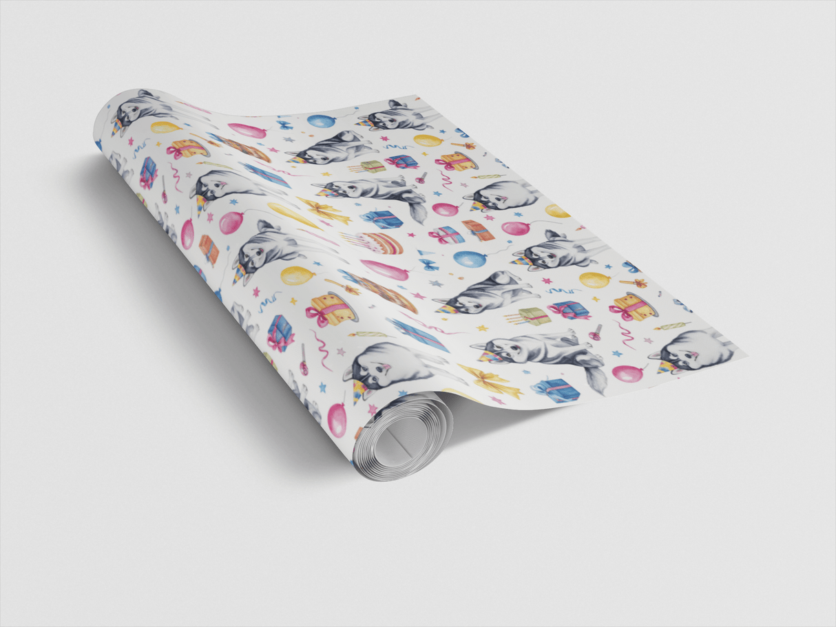 Joyful Alaskan Huskies (Alaskan Husky) Wrapping Paper - London Penny Gift Wrap