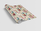Parisian Macaron Garden Wrapping Paper