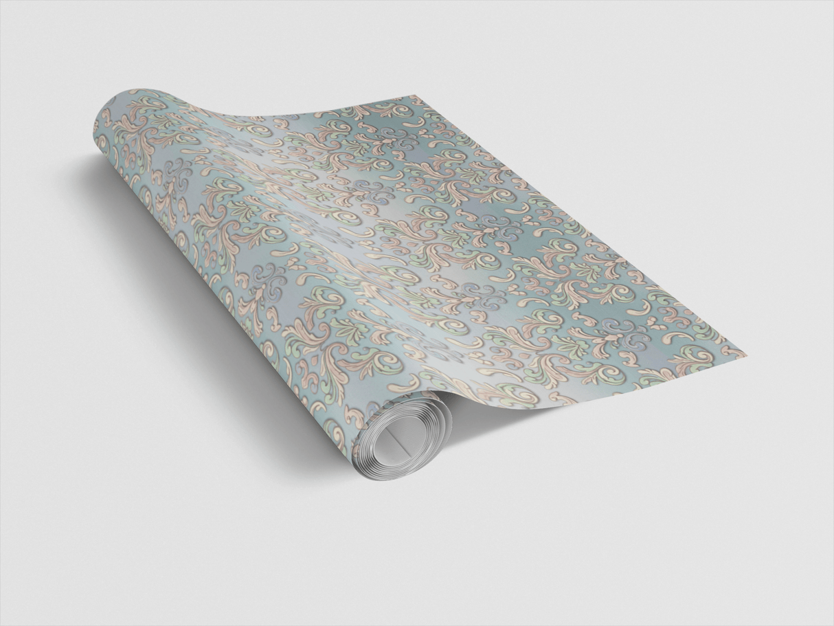 Pastel Baroque: Powder Blue - London Penny Gift Wrap