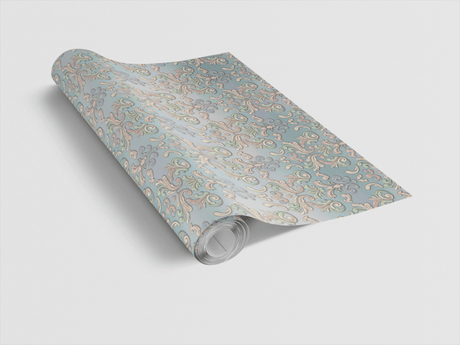 Pastel Baroque: Powder Blue - London Penny Gift Wrap
