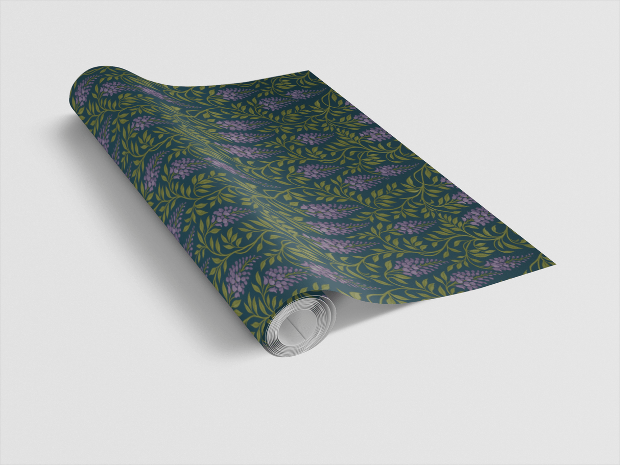 Wisteria Waterfall - London Penny Gift Wrap