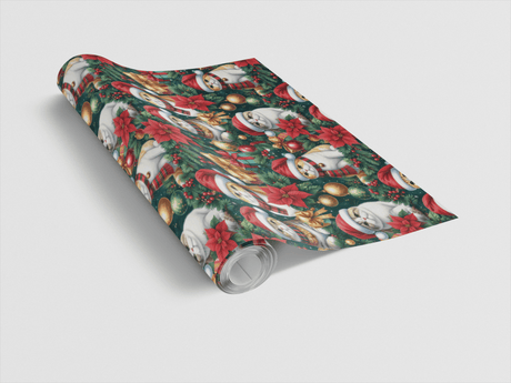 Christmas Exotic Shorthairs Wrapping Paper - London Penny Gift Wrap