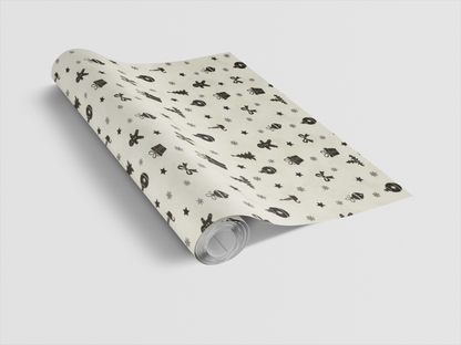 Monochrome Holiday Silhouettes