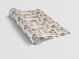 Birthday Party Cats (Exotic Shorthair) Wrapping Paper - London Penny Gift Wrap
