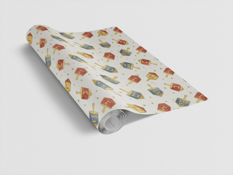 Dreidel Dance - London Penny Gift Wrap