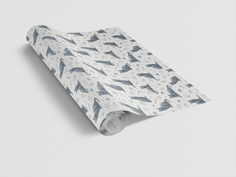 Russian Blue Calm - London Penny Gift Wrap