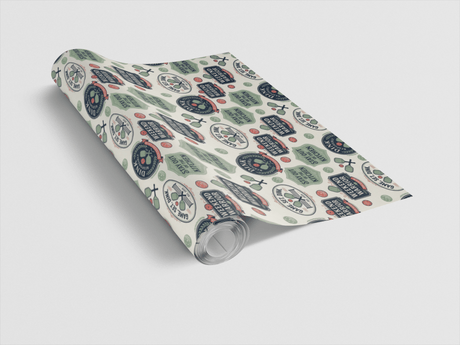 The Pickleball Social Club Wrapping Paper - London Penny Gift Wrap