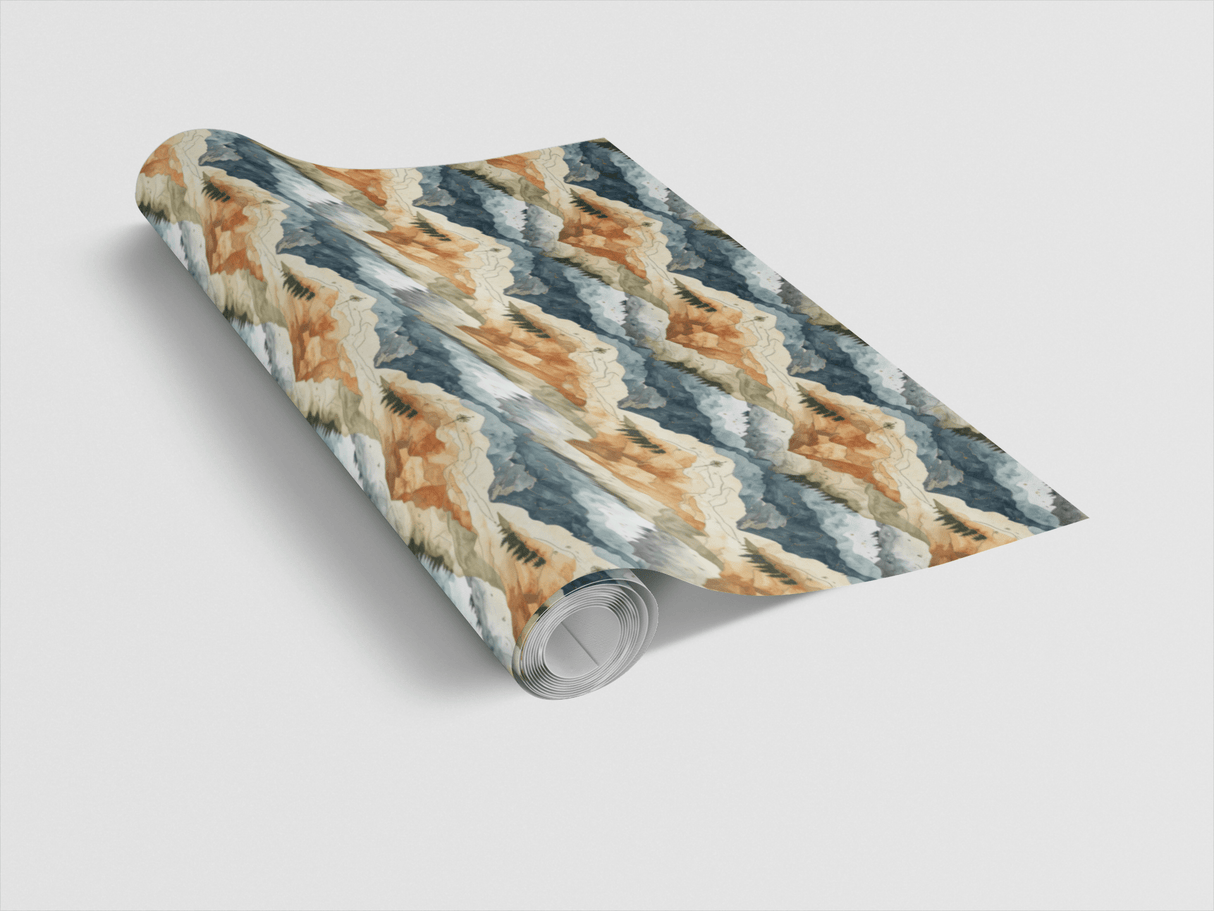 Topographic Summit Wrapping Paper - London Penny Gift Wrap