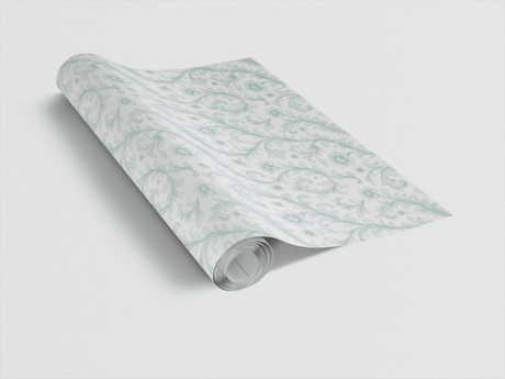 Mint Whisper Baroque - London Penny Gift Wrap