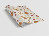 Thanksgiving Feast Icons - London Penny Gift Wrap