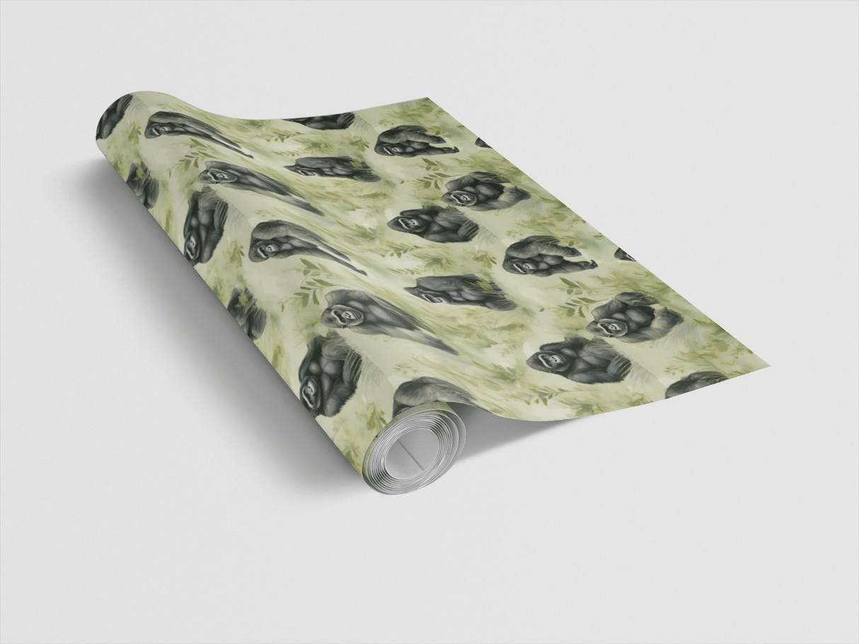 Safari Stroll Gorilla - London Penny Gift Wrap