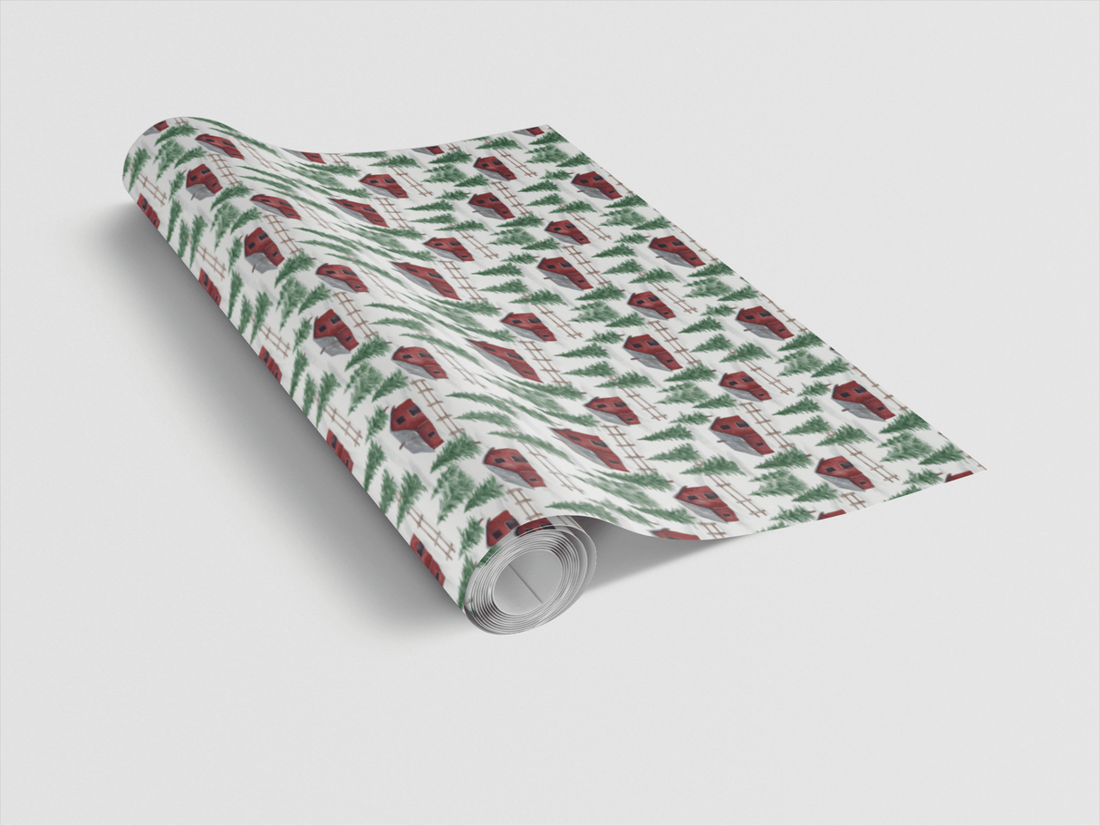 Festive Farmhouse - London Penny Gift Wrap