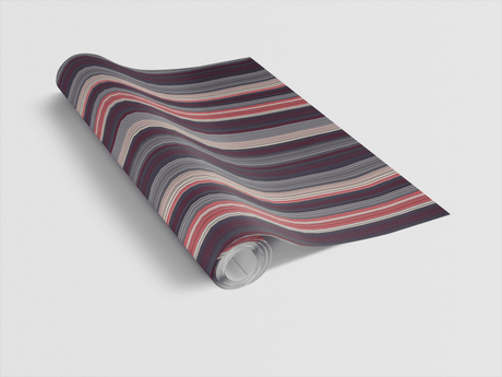Pinstripe Poise - London Penny Gift Wrap