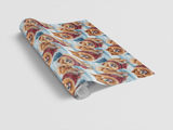 Snowy Chow Stroll - London Penny Gift Wrap