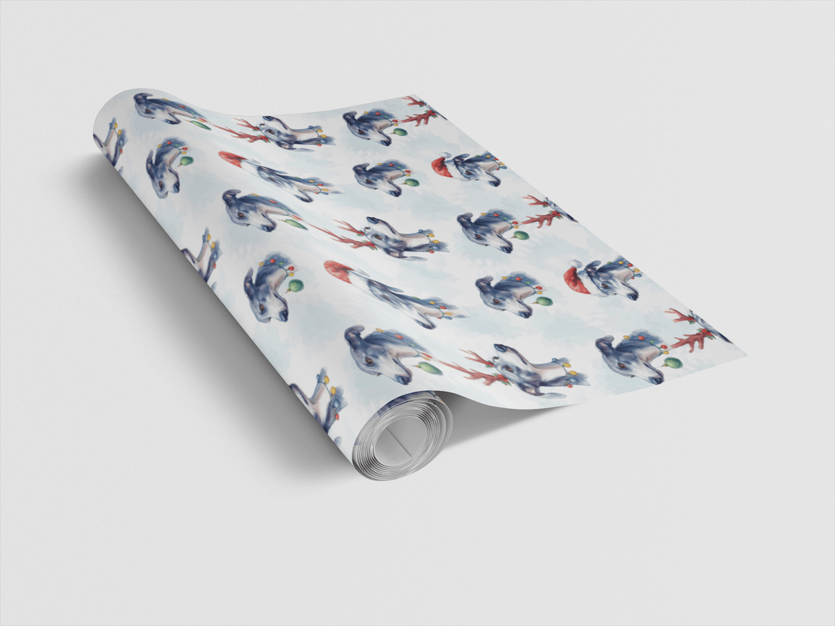 Howliday Racer - London Penny Gift Wrap