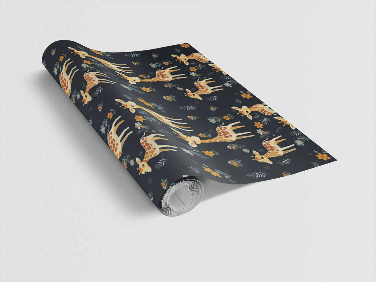 Charming Giraffes - London Penny Gift Wrap