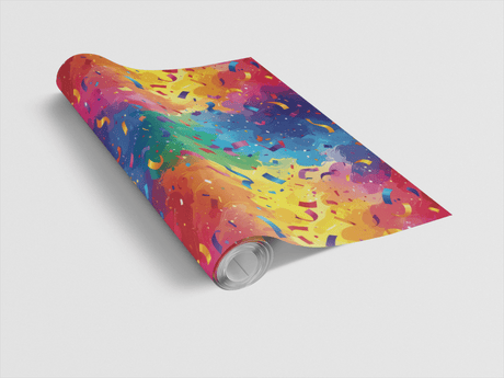 Confetti Storm Celebration Wrapping Paper - London Penny Gift Wrap