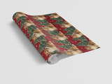 Collie in Winter Pines - London Penny Gift Wrap