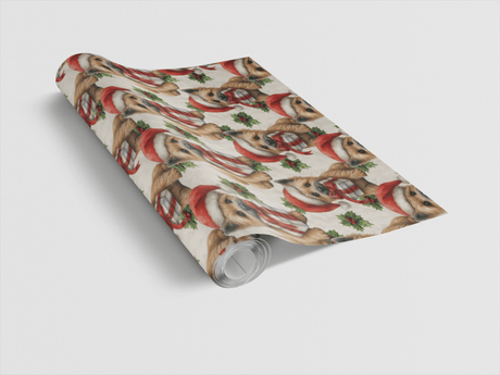 Holly Jolly Paws - London Penny Gift Wrap
