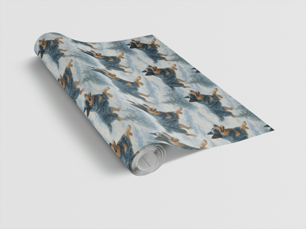 Holly Trails and Loyal Tails - London Penny Gift Wrap