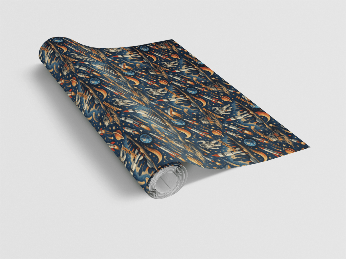 Houston Space City Vibes - London Penny Gift Wrap