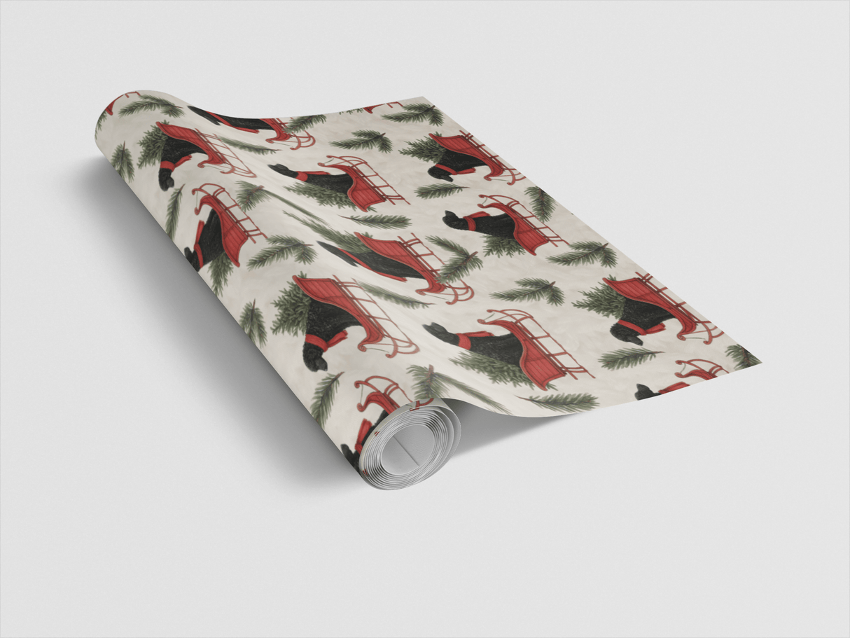 Curlmas Cheer - London Penny Gift Wrap